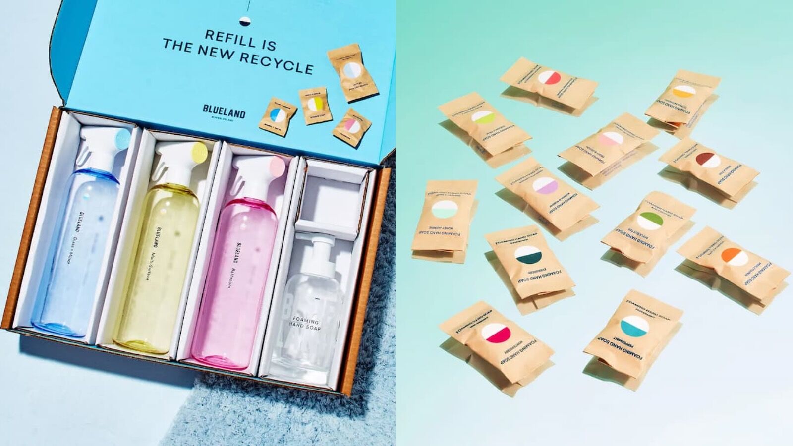 Ekologiczne środki czyszczące w tabletkach BLUELAND