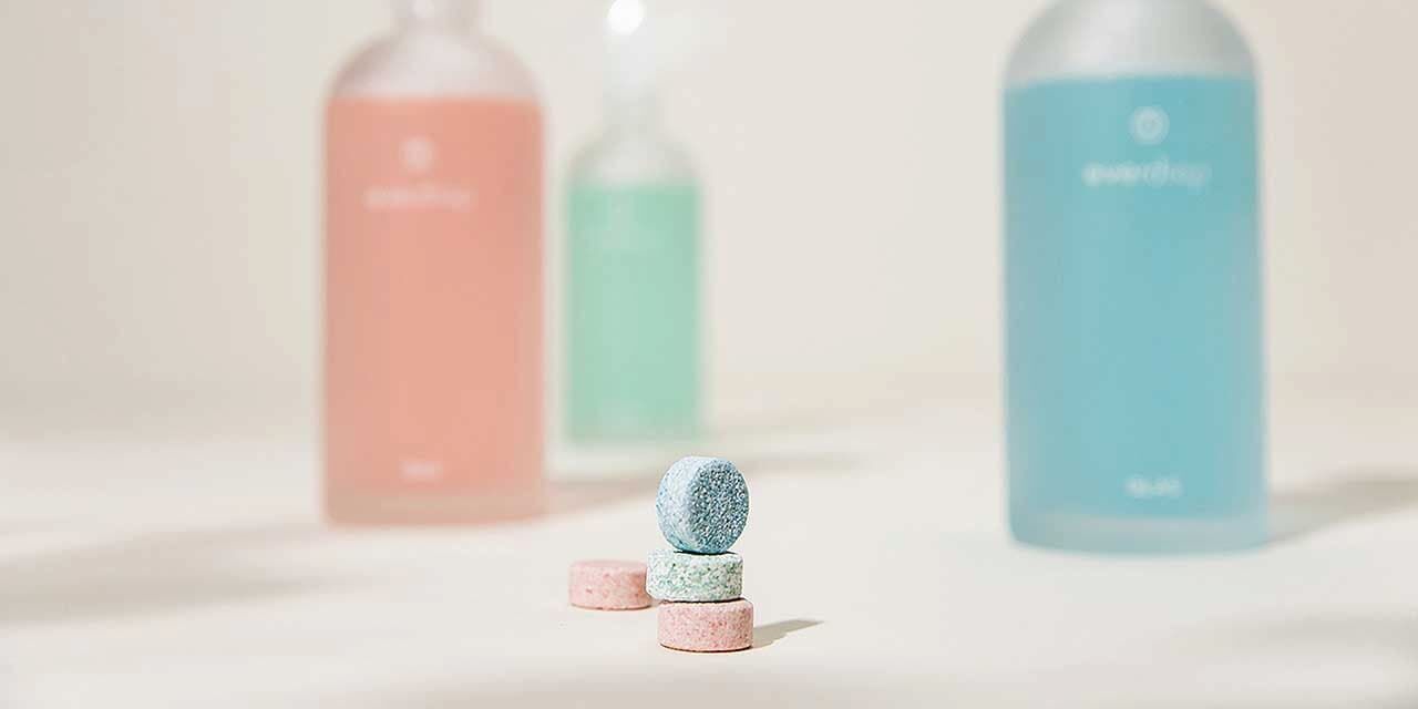 Środki czystości bez plastiku everdrop chronią środowisko