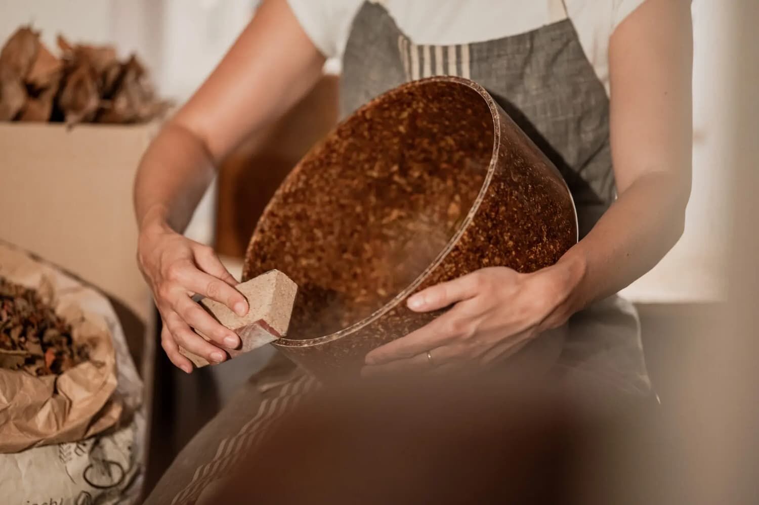 Projektowanie zrównoważone z liści Jasmin Castagnaro