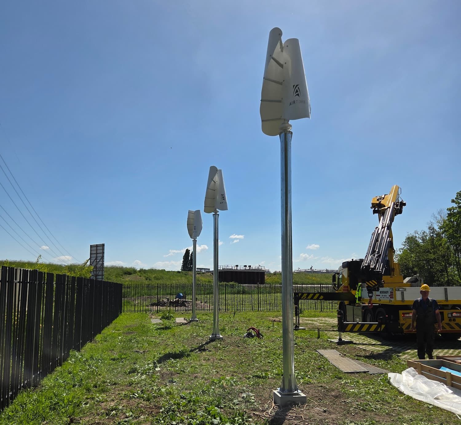 Kompaktowe turbiny wiatrowe Airturb Model One
