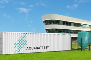Magazynowanie energii elektrycznej, baterie przepływowe AQUABATTERY