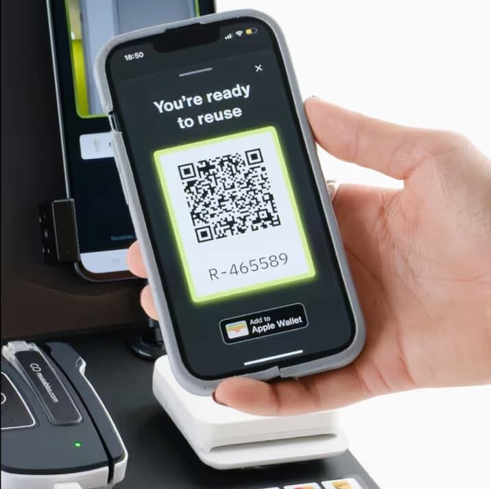 System opakowań zwrotnych Tap-to-Reuse™