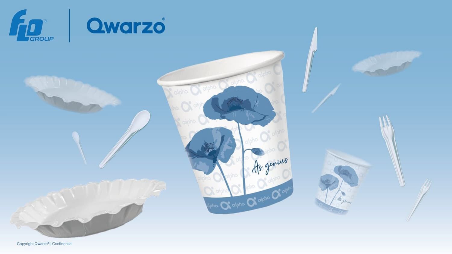 Opakowania żywnościowe z powłoką mineralną Qwarzo dla Flo Group