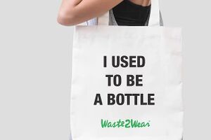 Torba z tkaniny z recyklingu tworzyw sztucznych Waste2Wear