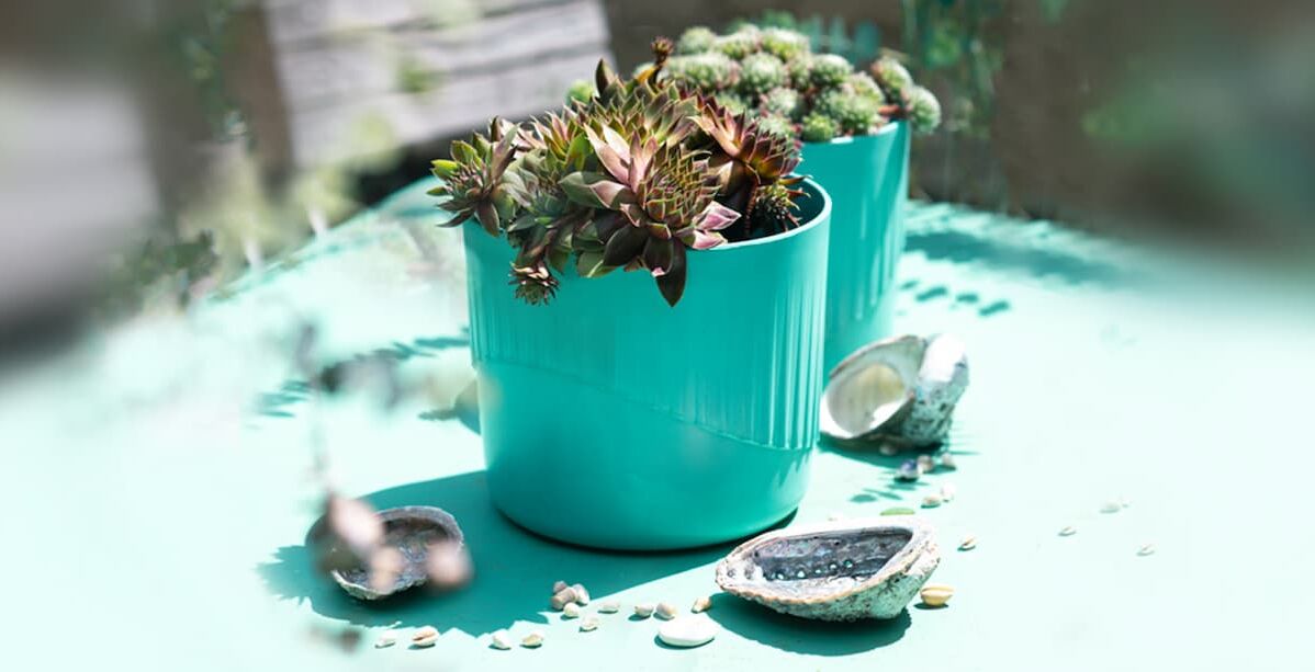 Ocean Plastic Plant Pot Ecotribo
