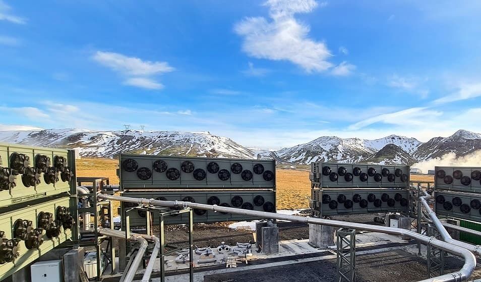 Technologia usuwania CO2 z atmosfery DAC