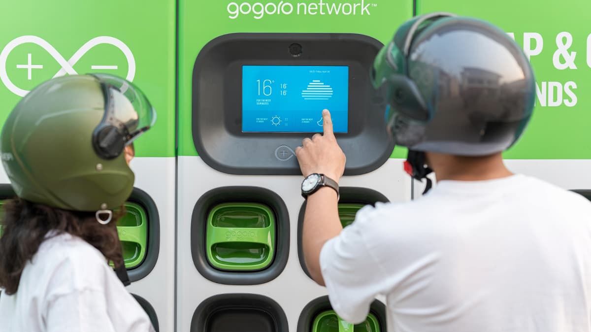 Platforma wymiany baterii dla elektrycznych jednośladów Gogoro Swap & Go