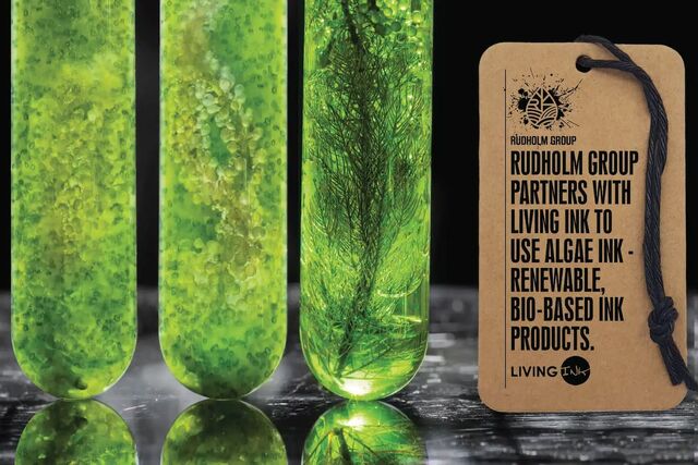 Farby i pigmenty z alg Living Ink Technologies