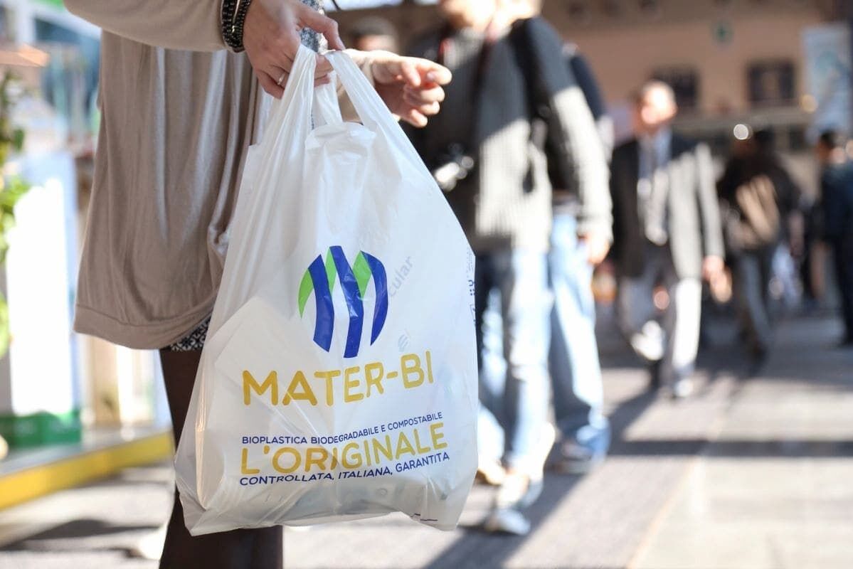 Biodegradowalne i kompostowalne torby na zakupy Mater-Bi