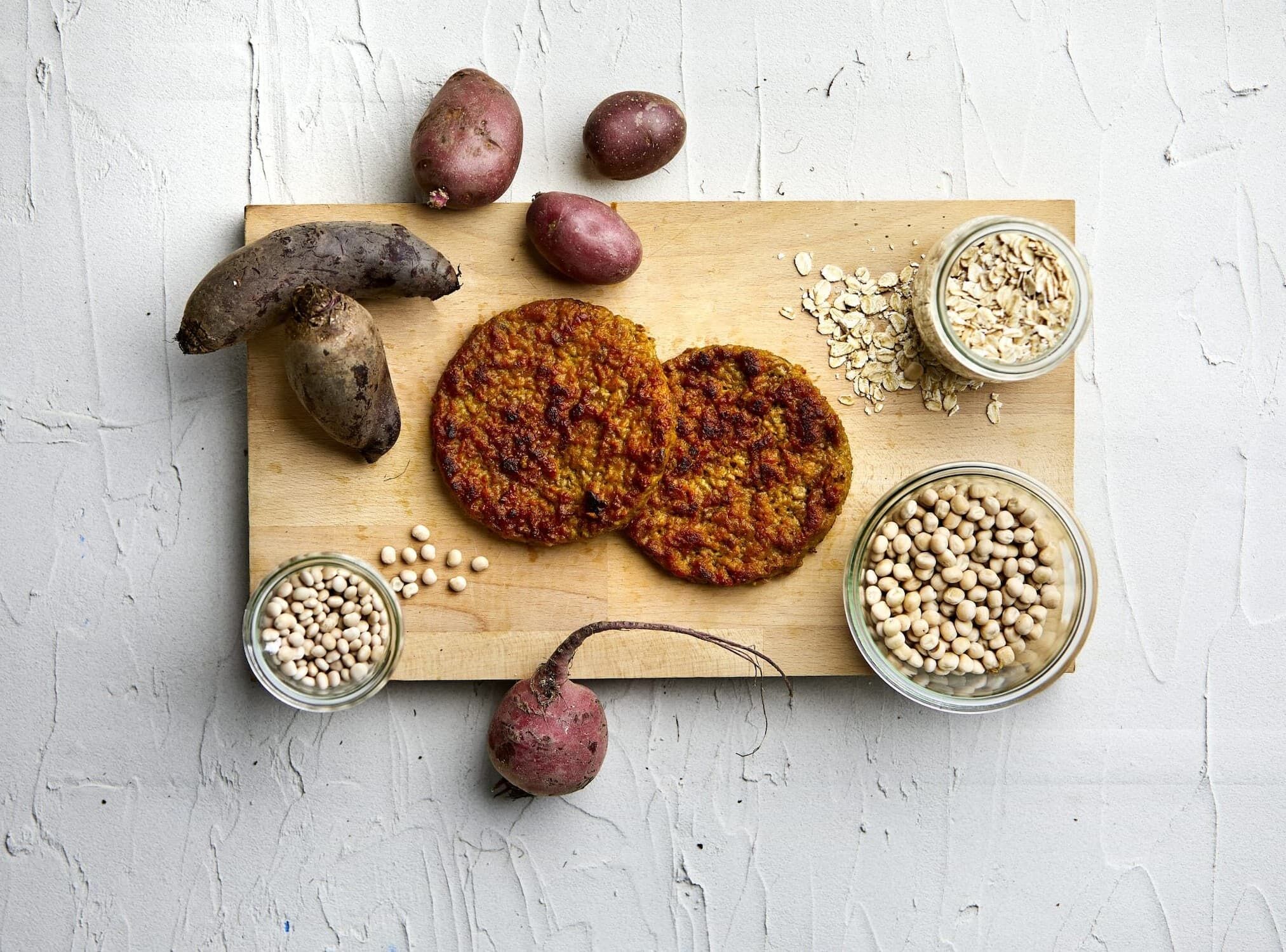 Burgery roślinne MATR Fungi Burger do samodzielnego przygotowania